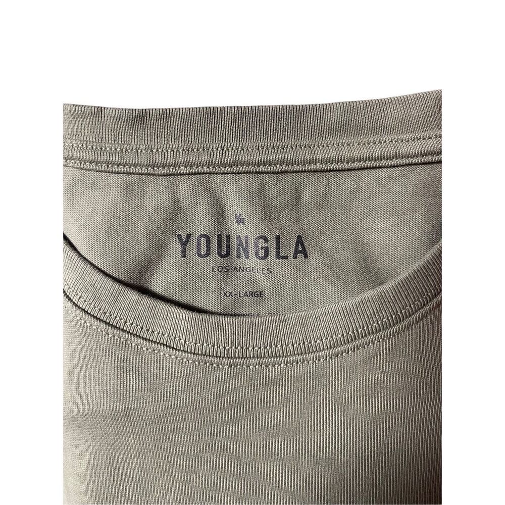 YoungLA “Ace of Spades” Graphic T-Shirt - Olive Green (XXL) - Picture 3 of 5